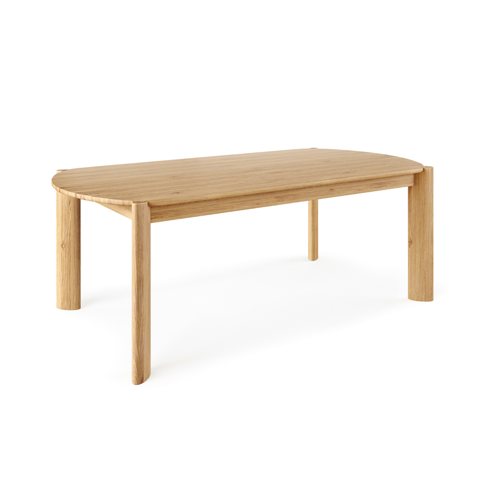 Gus* Modern Bancroft Dining Table 9 - b - FURNITURE - dining table - rectangle Gus White Oak