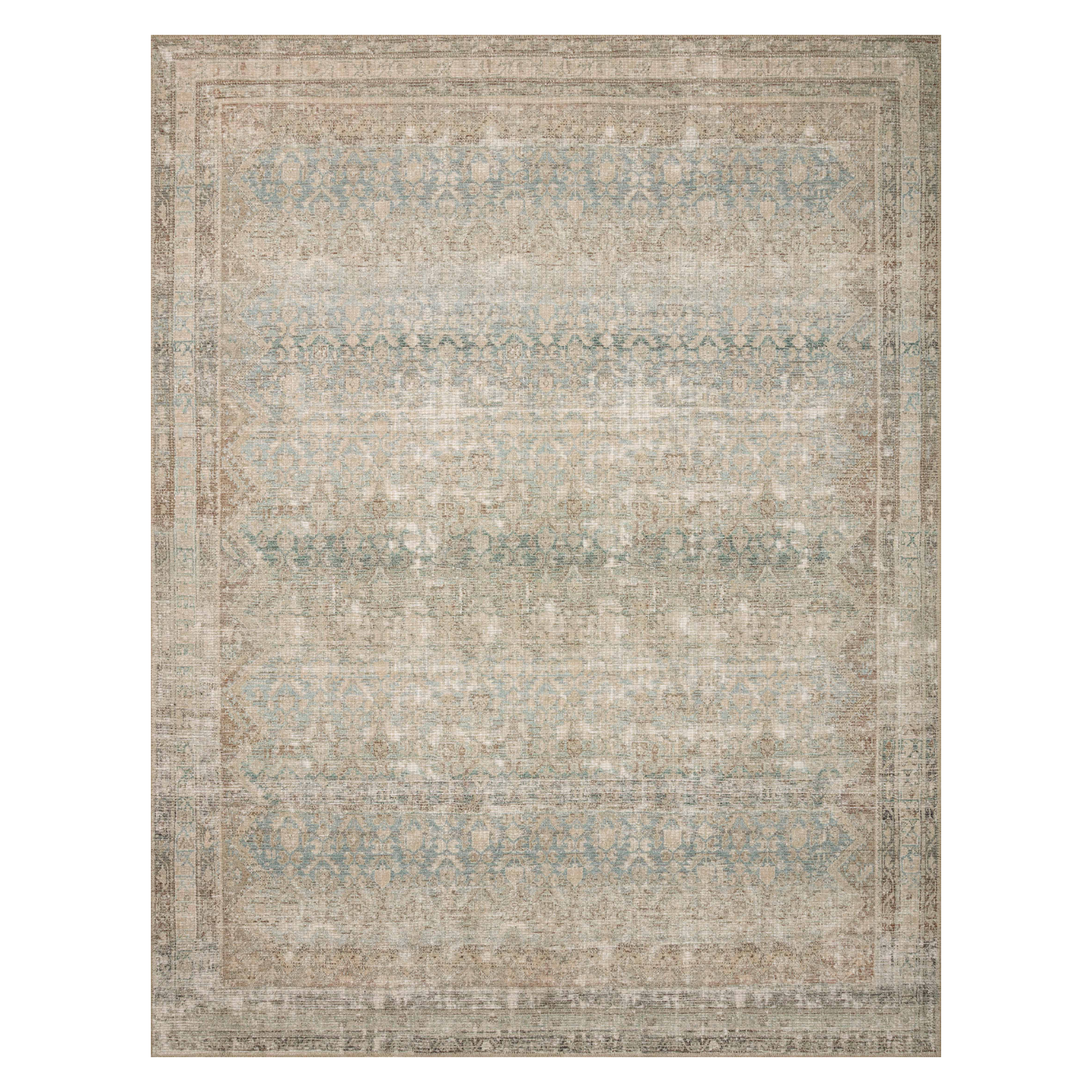 Angela Rose x Loloi Aubrey Jade/ Natural Rug - Rug & Weave