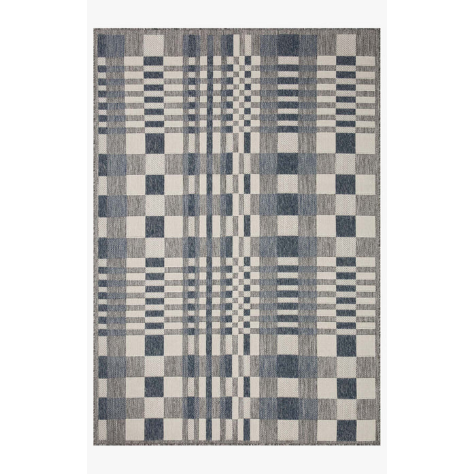 Loloi Rainier Ivory / Denim Outdoor Rug