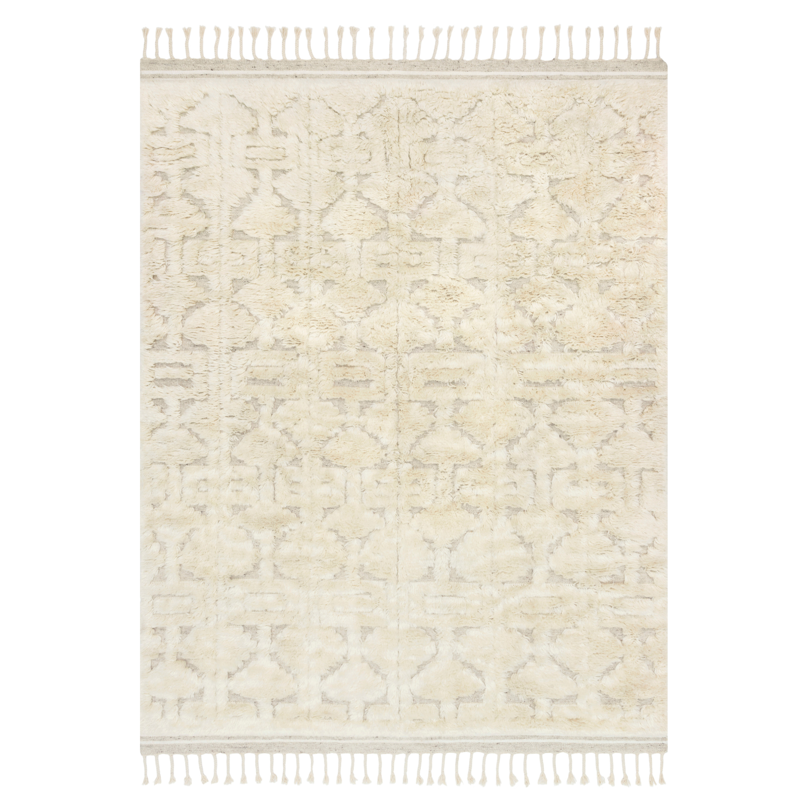 Loloi Hygge Oatmeal / Ivory Rug 2-RUGS - w Rug & Weave