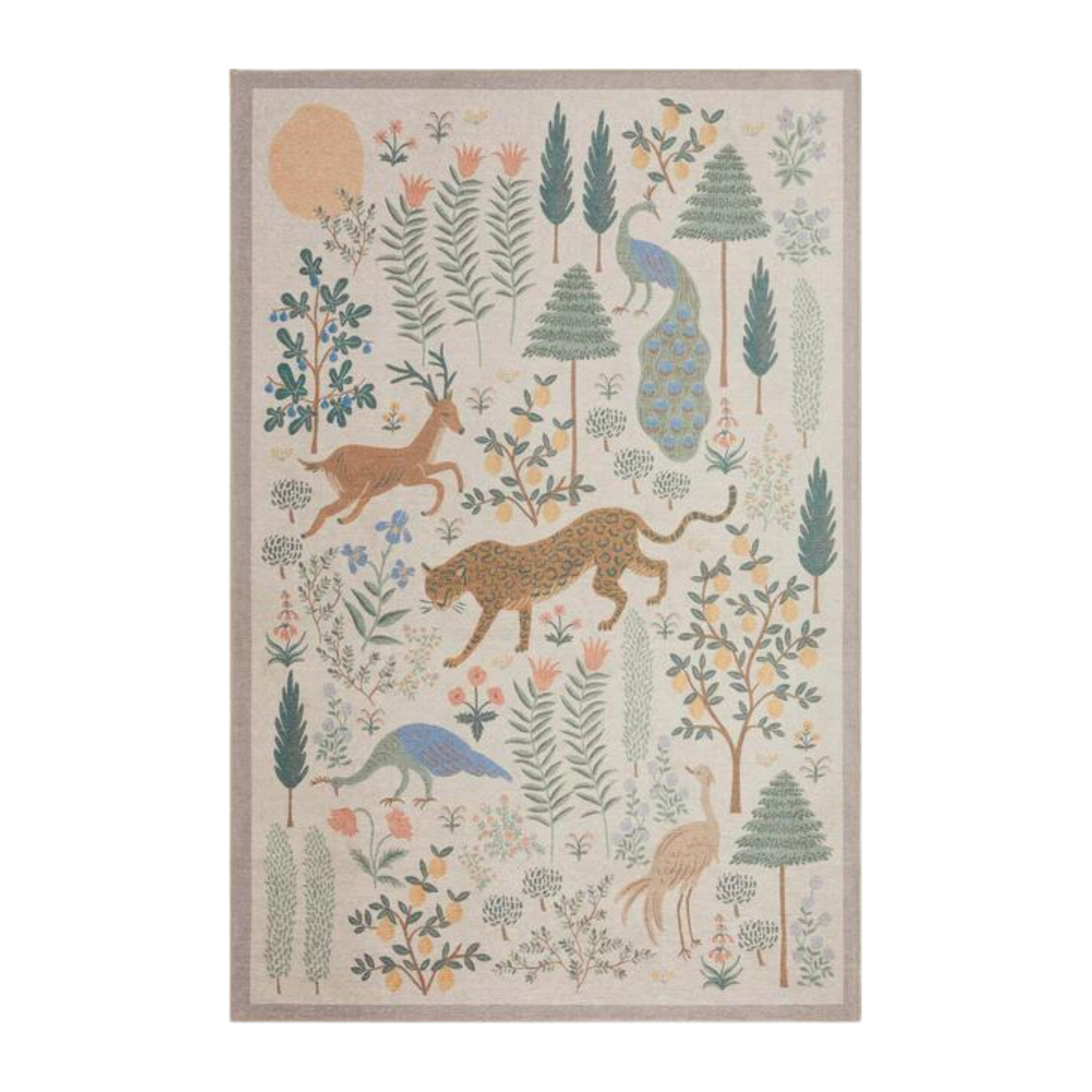 Rifle Paper Co. X Loloi/ Menagerie Les Fauves Cream Rug - Rug & Weave