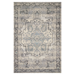 Loloi Mika Grey / Blue Outdoor Rug 5-Rugs - indoor/outdoor Loloi