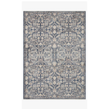 Amber Lewis x Loloi Zuma Blue / Ivory Rug 2-RUGS - patterned Loloi