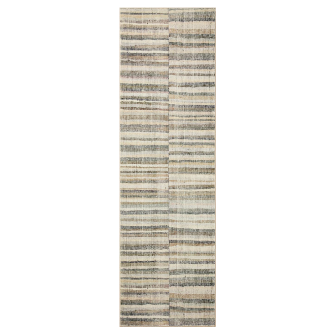Chris Loves Julia x Loloi Humphrey Natural / Moss Rug 0-RUGS Loloi