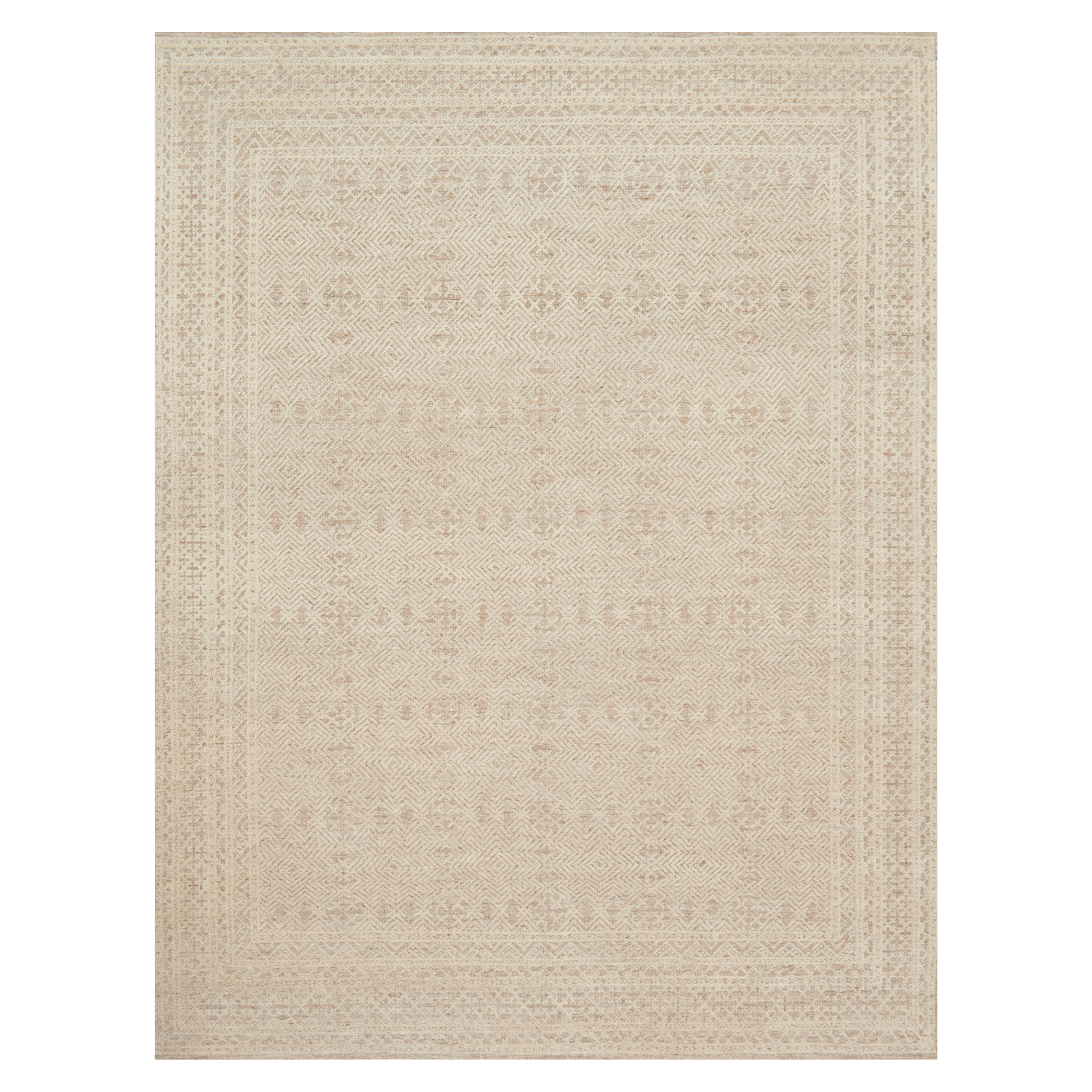 Loloi Origin Oatmeal / Ivory Rug 2-RUGS - wool Rug & Weave