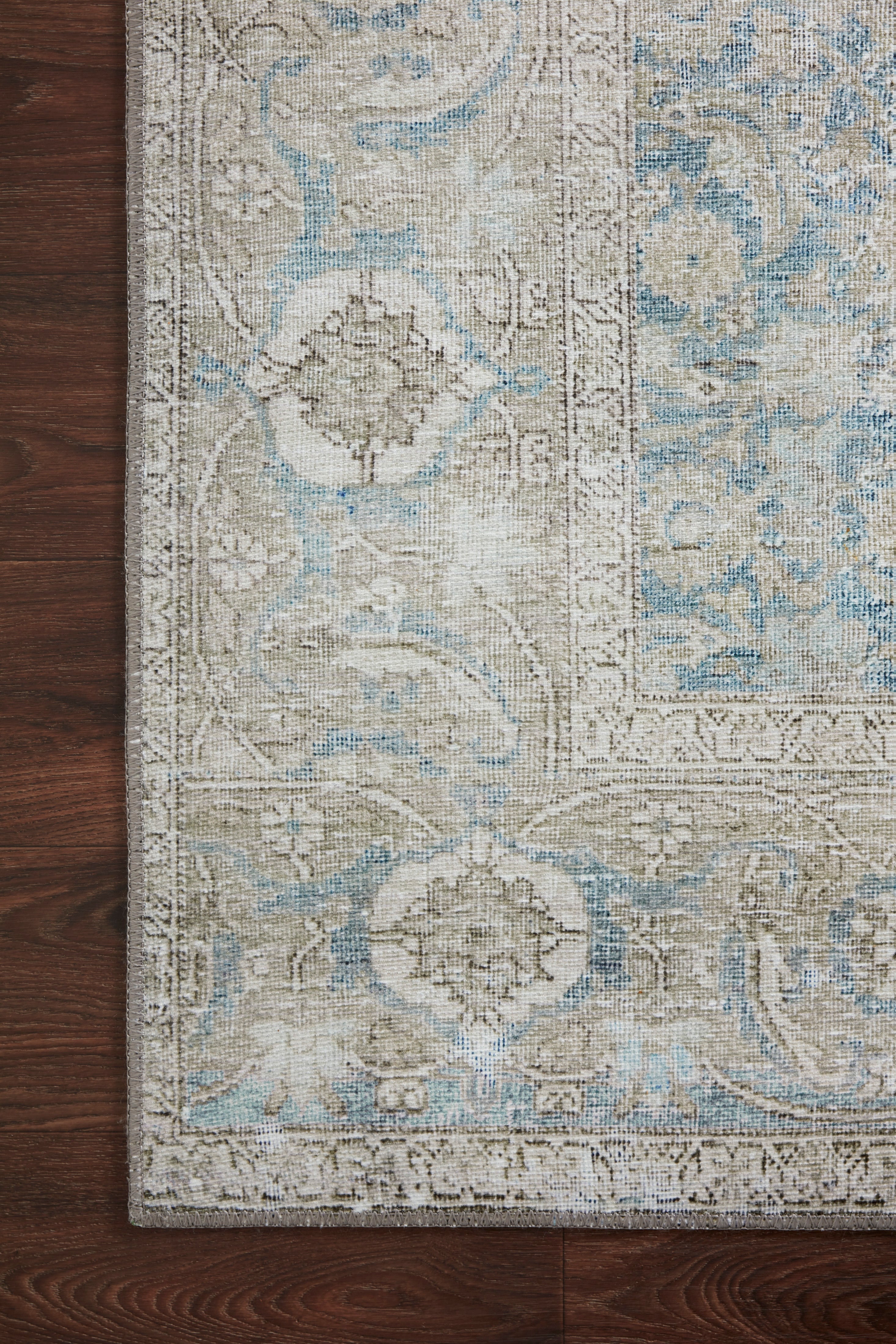 Loloi Wynter Ocean / Silver Rug patterned rugs Loloi