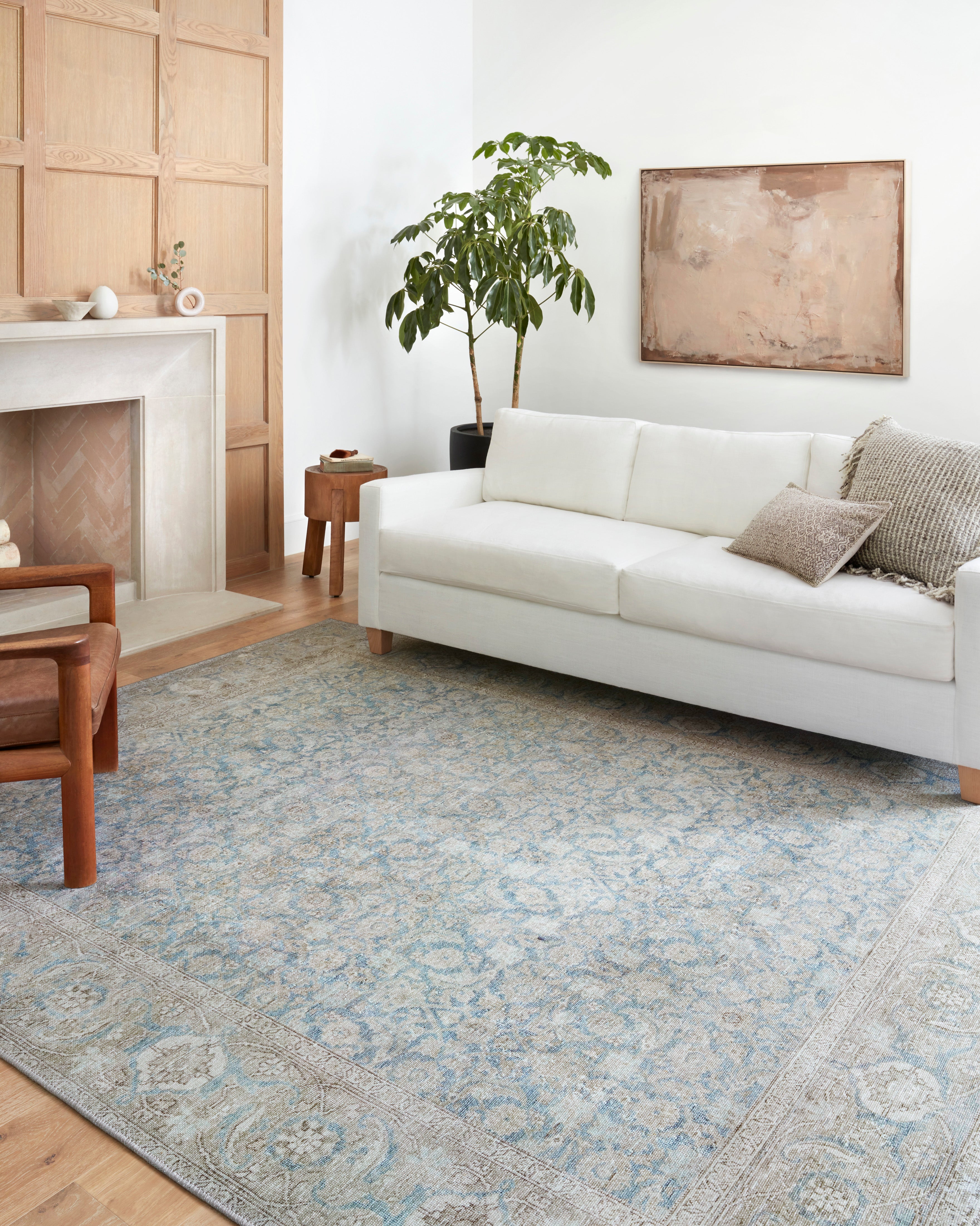 Loloi Wynter Ocean / Silver Rug patterned rugs Loloi