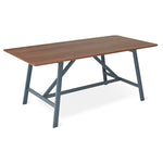 Gus* Modern Wychwood Dining Table 9 - b - FURNITURE - dining table - rectangle Gus Walnut/Grey