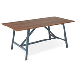 Gus* Modern Wychwood Dining Table 9 - b - FURNITURE - dining table - rectangle Gus Walnut/Grey