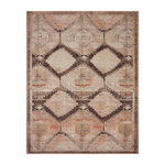 Loloi Wynter Graphite / Blush Rug 2-RUGS - patterned Loloi