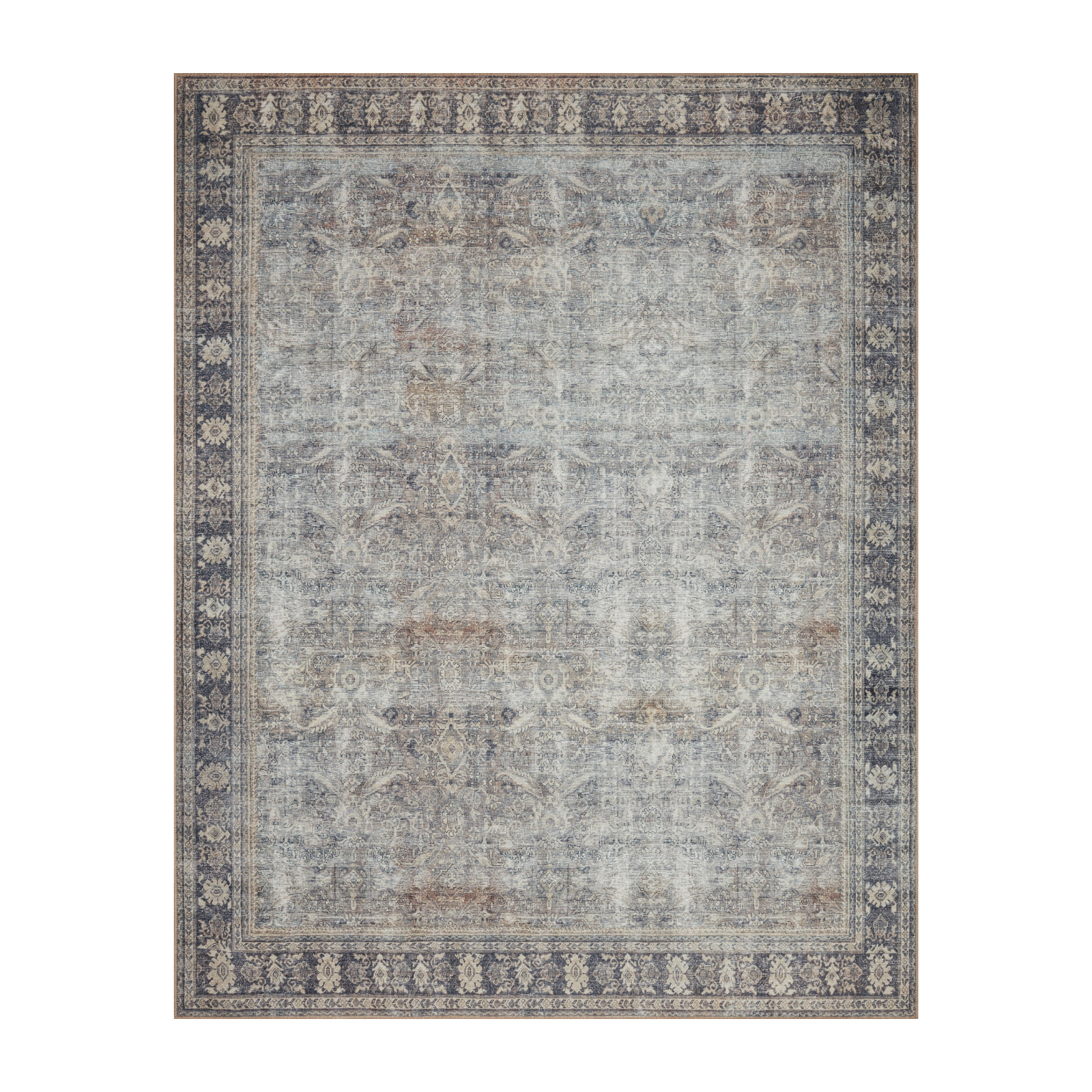 Loloi Wynter Grey / Charcoal Rug 0-patterned Loloi