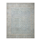Loloi Wynter Ocean / Silver Rug patterned rugs Loloi