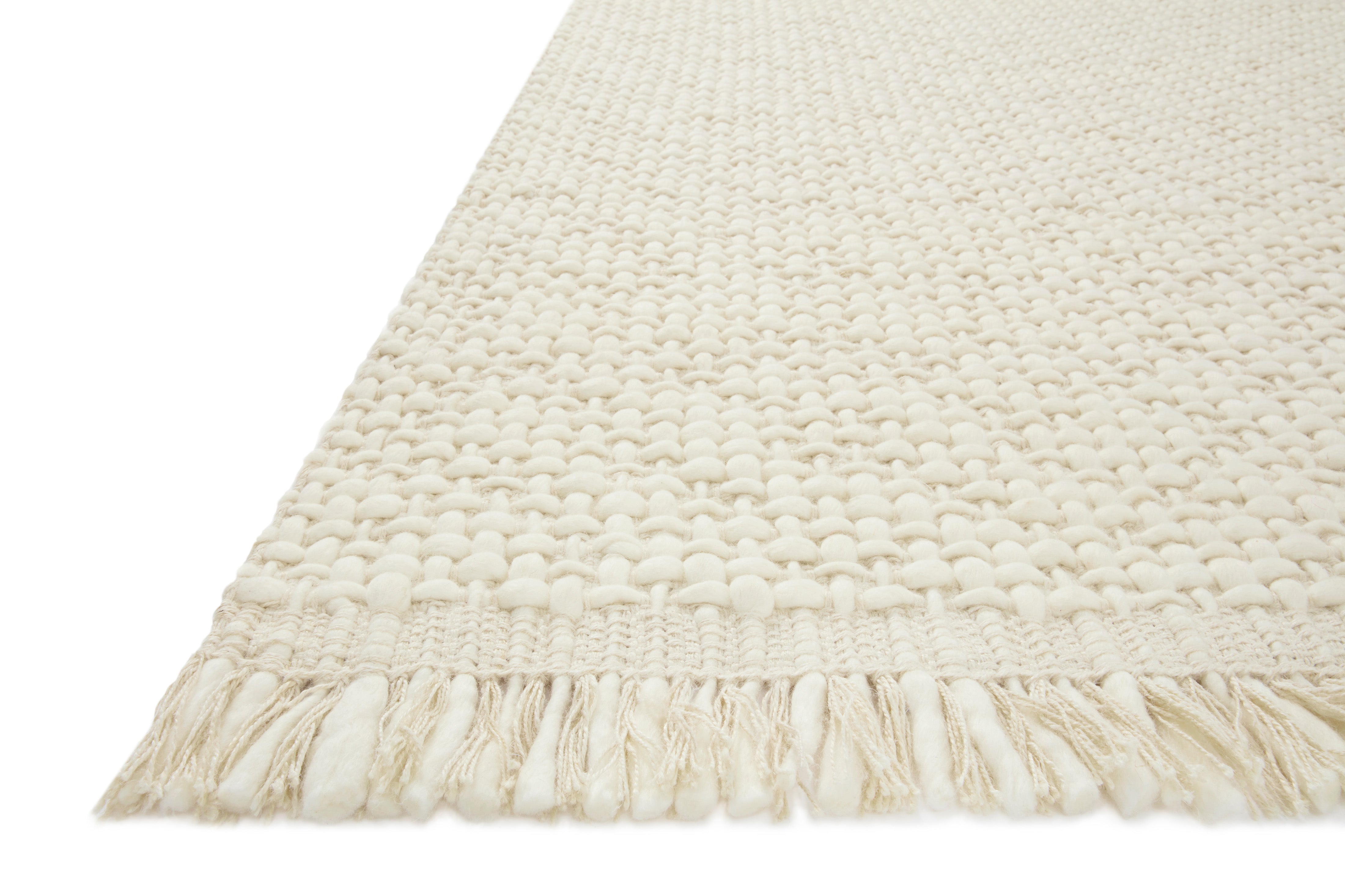 Amber Lewis x Loloi Yellowstone Ivory / Ivory 1-natural fibre rugs Loloi