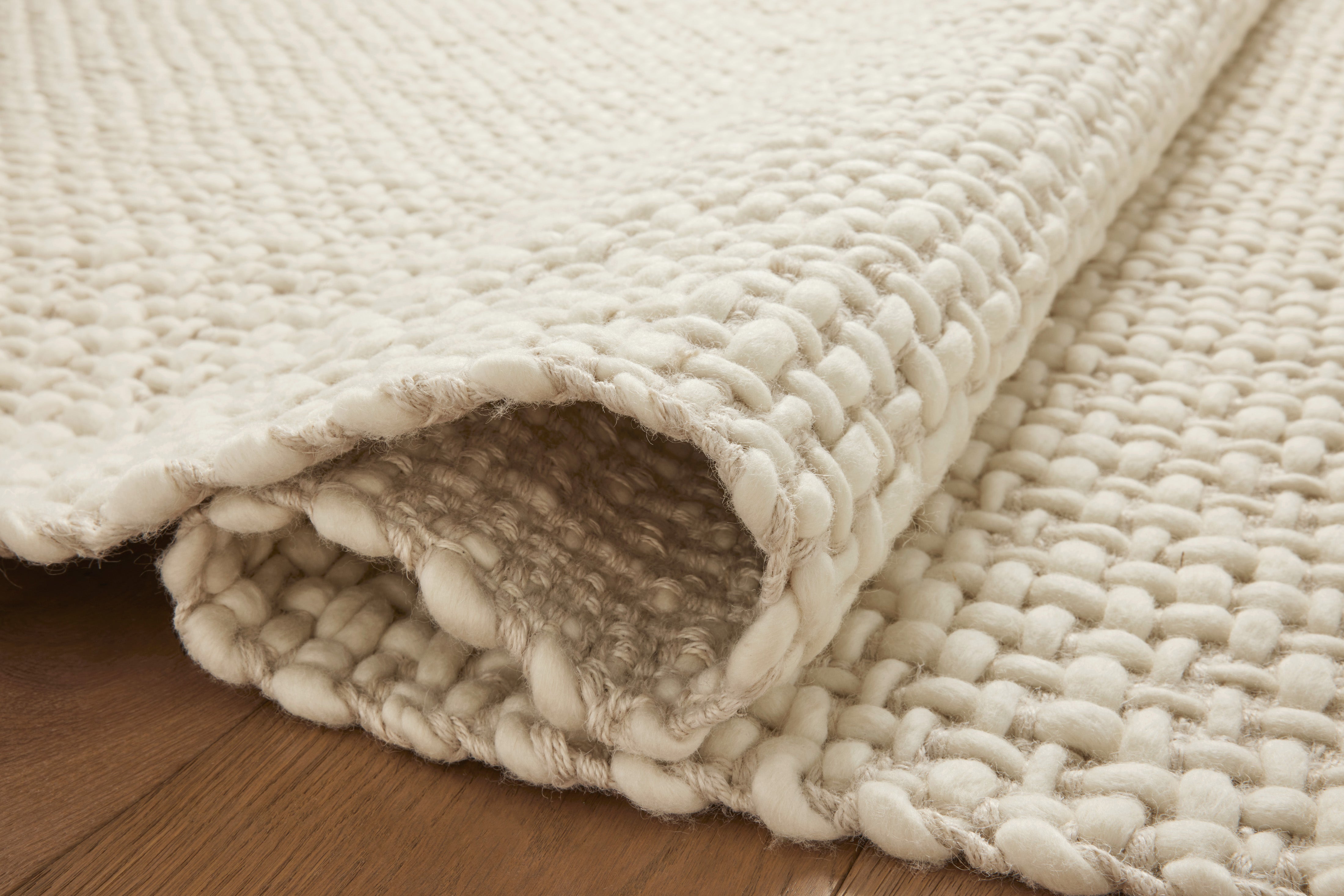 Amber Lewis x Loloi Yellowstone Ivory / Ivory 1-natural fibre rugs Loloi