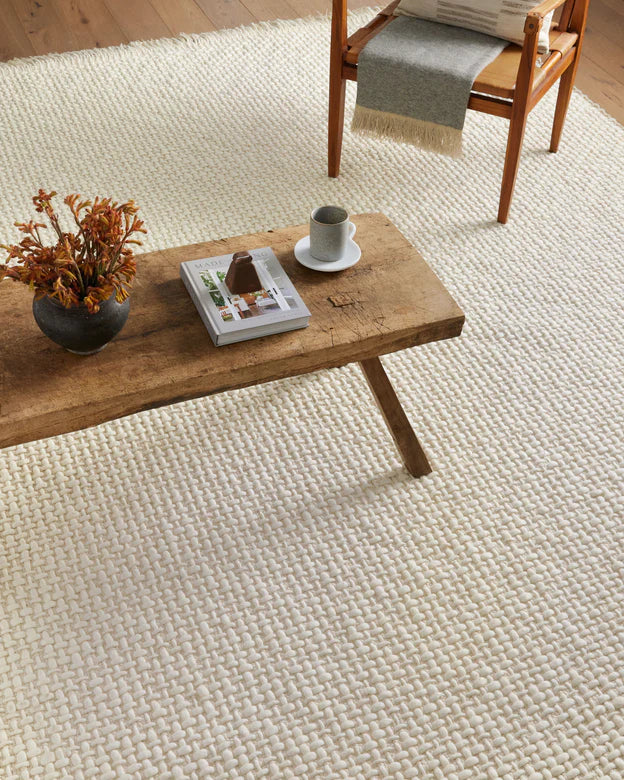 Amber Lewis x Loloi Yellowstone Ivory / Ivory 1-natural fibre rugs Loloi