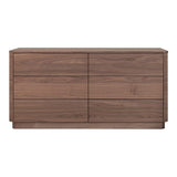 Curve Dresser 16 - FURNITURE - dresser Moe's Furniture Walnut