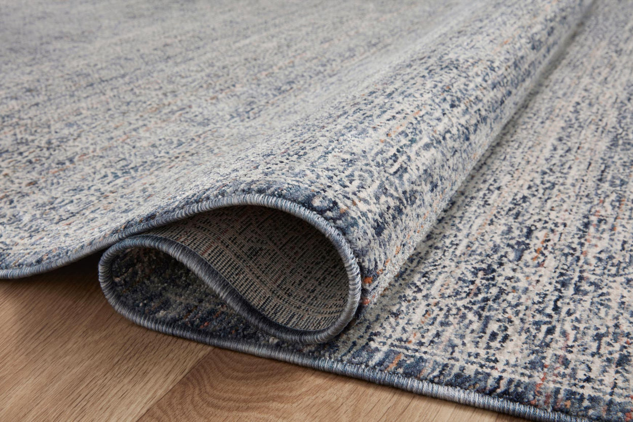 Amber Lewis x Loloi Zuma Denim / Ivory Rug 2-RUGS - patterned Loloi
