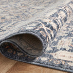 Amber Lewis x Loloi Zuma Blue / Ivory Rug 2-RUGS - patterned Loloi