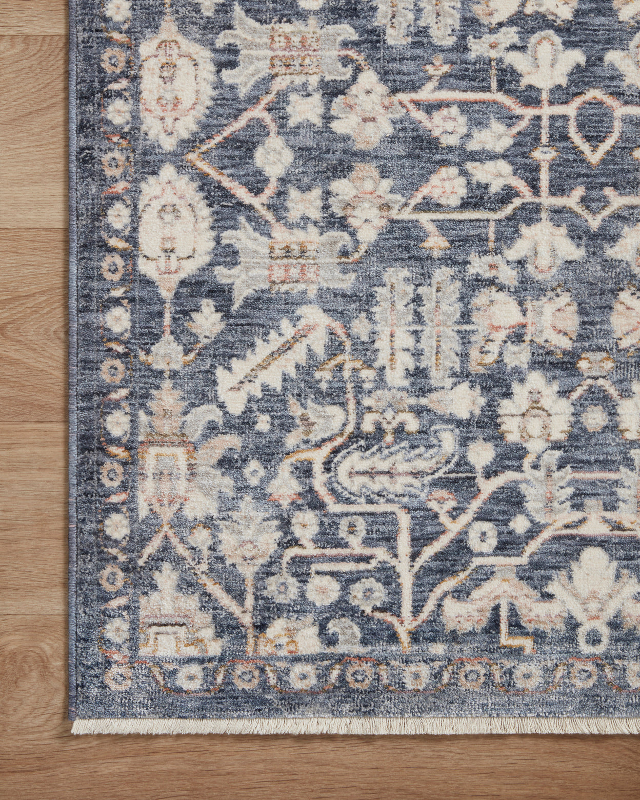 Amber Lewis x Loloi Zuma Blue / Ivory Rug 2-RUGS - patterned Loloi