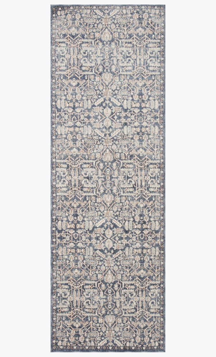 Amber Lewis x Loloi Zuma Blue / Ivory Rug 2-RUGS - patterned Loloi