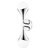 Ariana Double Wall Sconce sconce Hudson Valley Lighting Polished Nickel