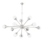 Ariana Chandelier LIGHTING - chandelier Hudson Valley Lighting Polished Nickel