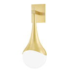 Ariana Wall Sconce sconce Hudson Valley Lighting Aged Brass