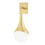 Ariana Wall Sconce sconce Hudson Valley Lighting Aged Brass