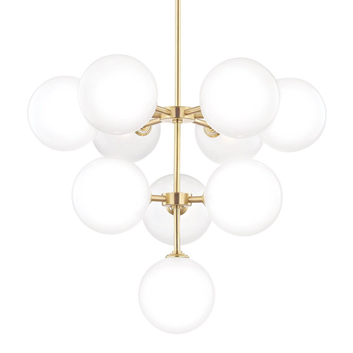 Ashleigh Chandelier LIGHTING - chandelier Hudson Valley Lighting Aged Brass