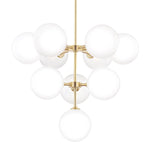 Ashleigh Chandelier LIGHTING - chandelier Hudson Valley Lighting Aged Brass