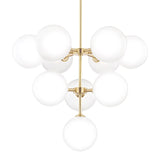 Ashleigh Chandelier LIGHTING - chandelier Hudson Valley Lighting Aged Brass