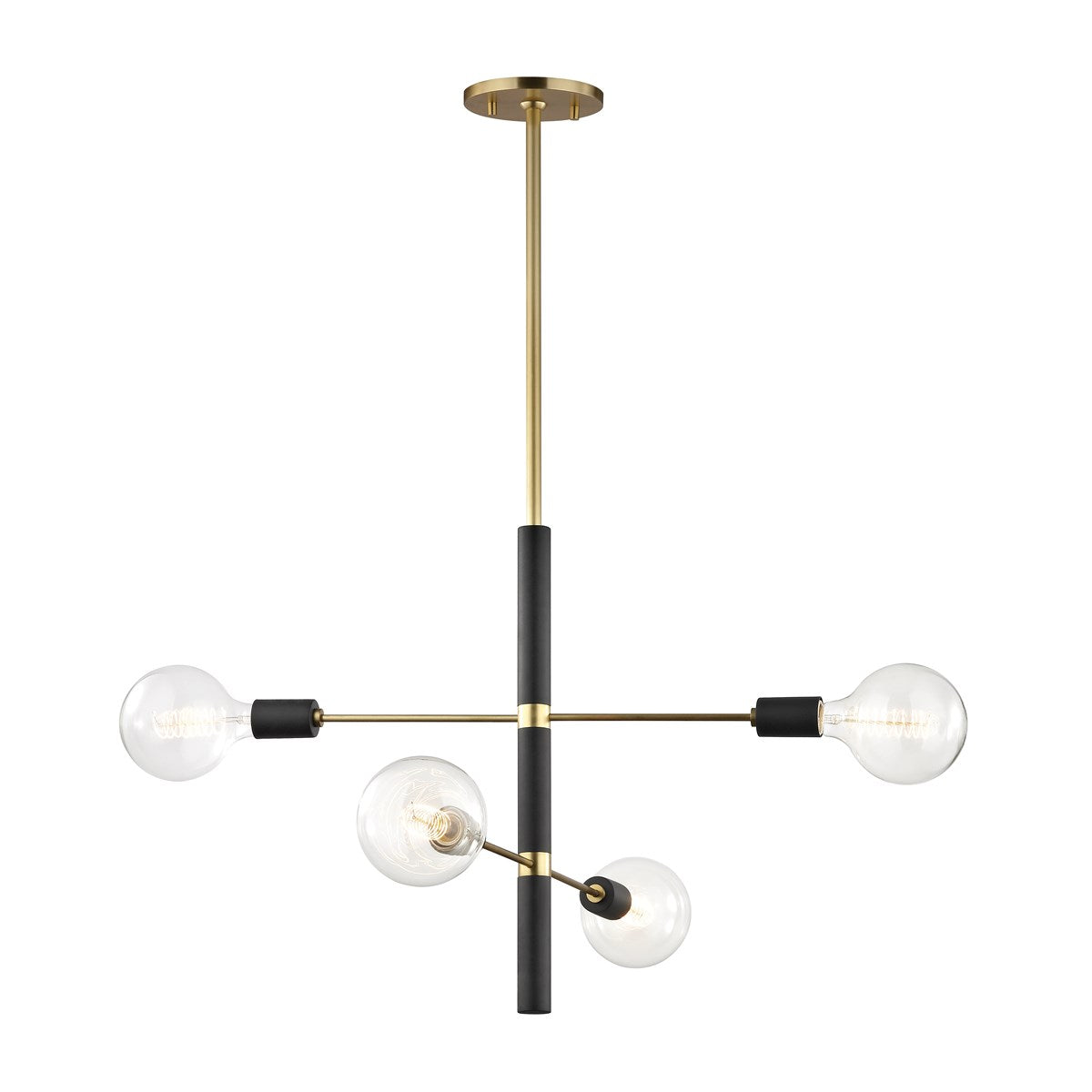 FLOOR MODEL - Astrid Chandelier - Aged Brass LIGHTING - floor model Hudson Valley Lighting