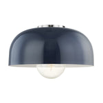 Avery Semi Flush LIGHITING - semi-flush Hudson Valley Lighting Navy Polished Nickel