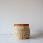 Woven Seagrass & Rattan Planter Small - Rug & Weave