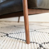 Chris Loves Julia x  Loloi Alice Cream / Charcoal - Diamonds Rug - Rug & Weave