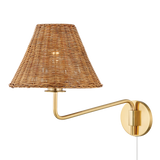 Issa Plug In Wall Sconce - Rug & Weave