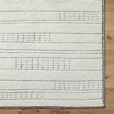 Becki Owens Davey Cream / Charcoal Rug 0-RUGS - wool Surya