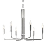 Brigitte Chandelier LIGHTING - chandelier Hudson Valley Lighting Polished Nickel