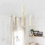 STORE FIXTURE - Brigitte Chandelier - Aged Brass LIGHTING - store fixture Hudson Valley Lighting