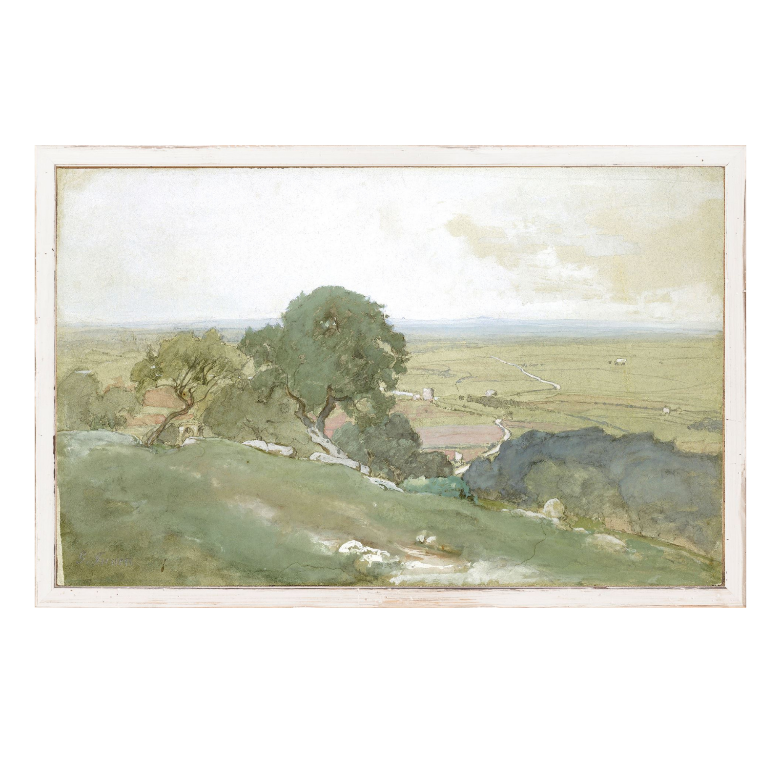 "Countryside Hills Petite Scape" Framed Art Print ARTWORK - framed print Celadon Art
