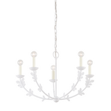 Florian Chandelier Small LIGHTING - chandelier Hudson Valley Lighting Gesso White