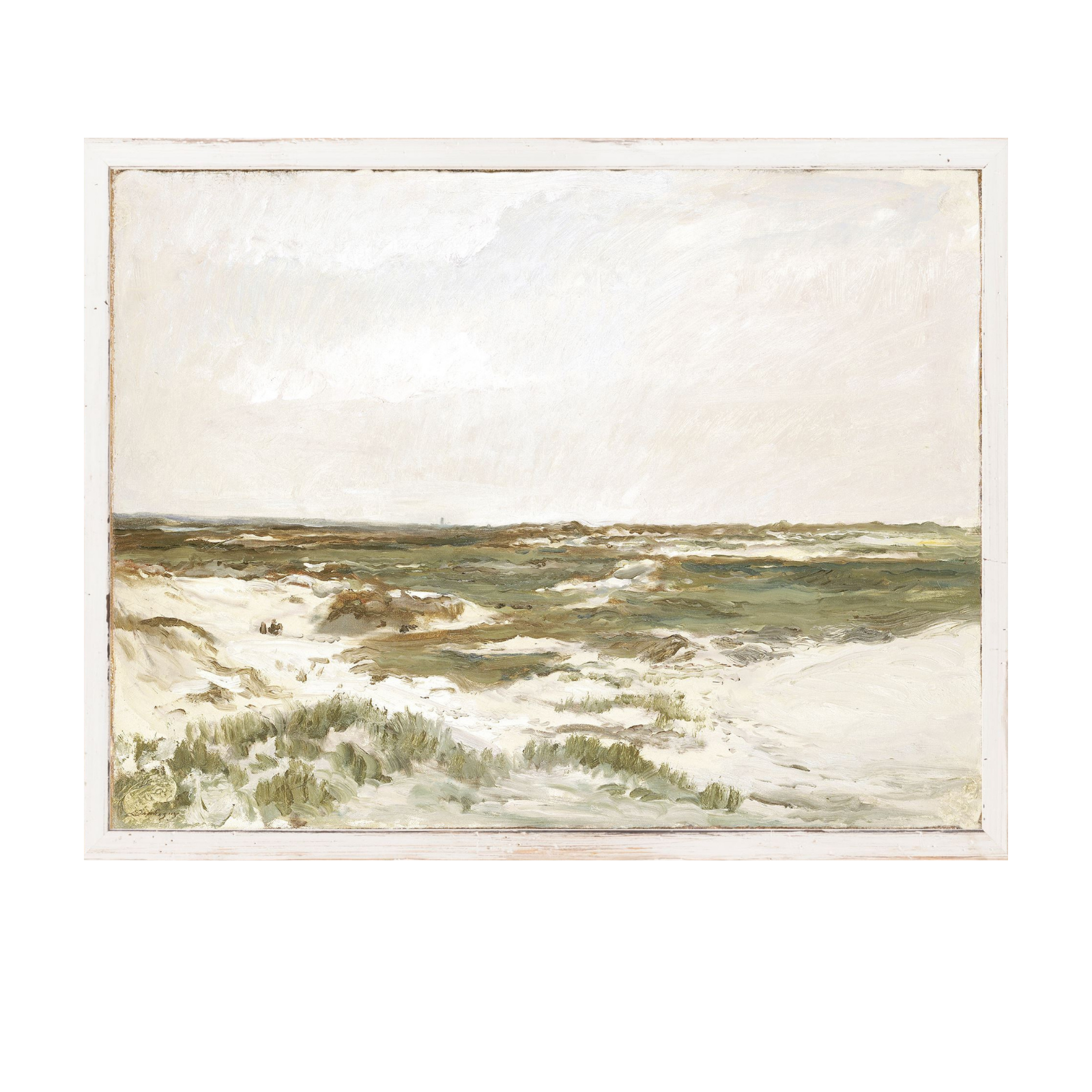 "Grassy Dunes Petite Scape" Framed Art Print - Rug & Weave