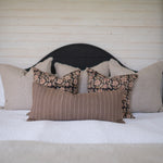 Hazelnut Long Lumbar Pillow Cover 3 - PILLOWS - Thai - cool Rug & Weave Pillows