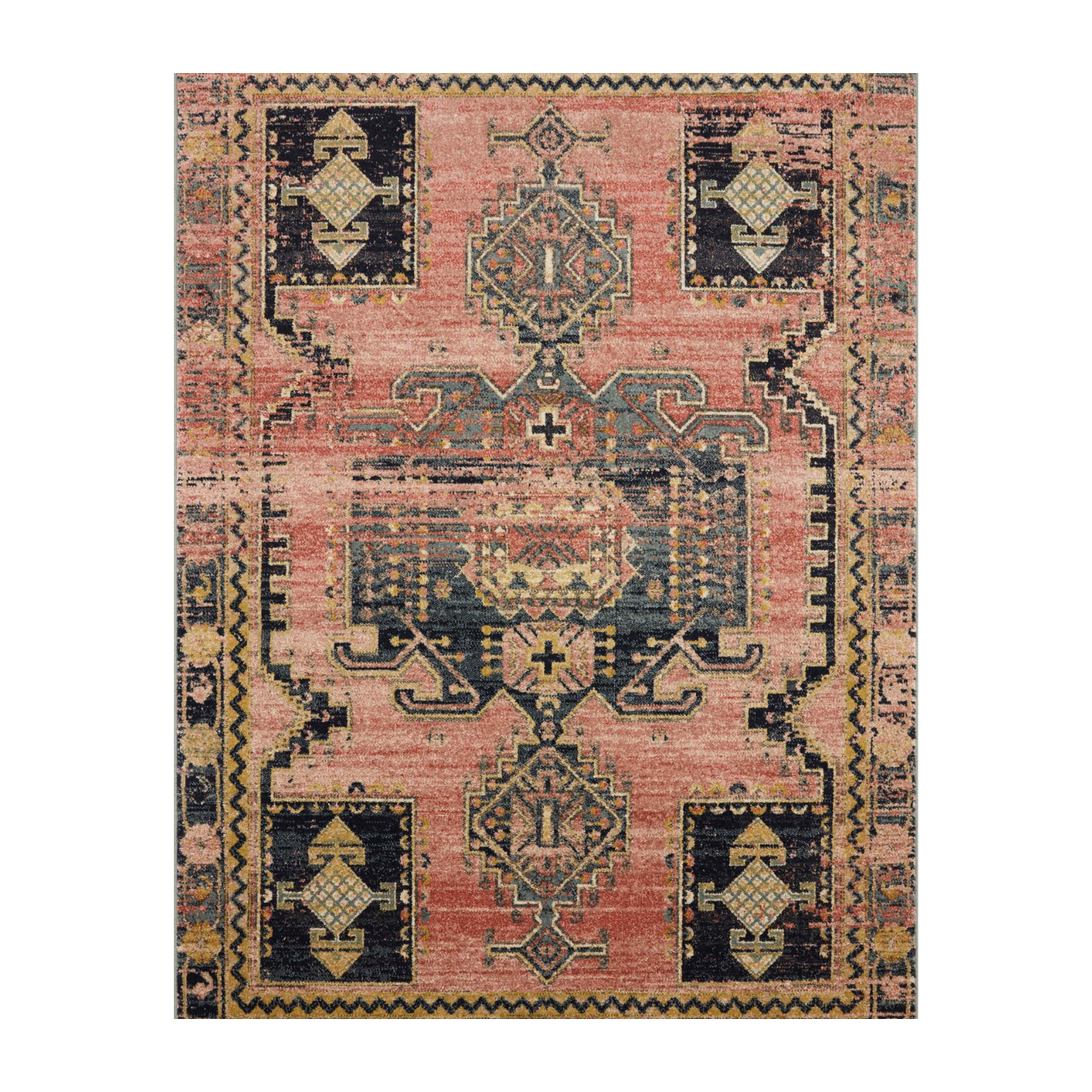 Loloi Jocelyn Rose / Rose Rug RUGS - patterned Loloi 18" x 18" sample SHIPS APRIL 23