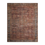 OVERSTOCK RUG - Loloi Layla Brick / Blue Rug - 2' x 5' IN STORE - Sale Rugs Loloi
