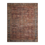 OVERSTOCK RUG - Loloi Layla Brick / Blue Rug - 2' x 5' IN STORE - Sale Rugs Loloi