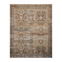 Loloi Layla Olive / Charcoal Rug 0-RUGS-patterned Loloi