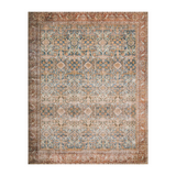 Loloi Layla Ocean / Rust Rug 1-patterned Loloi