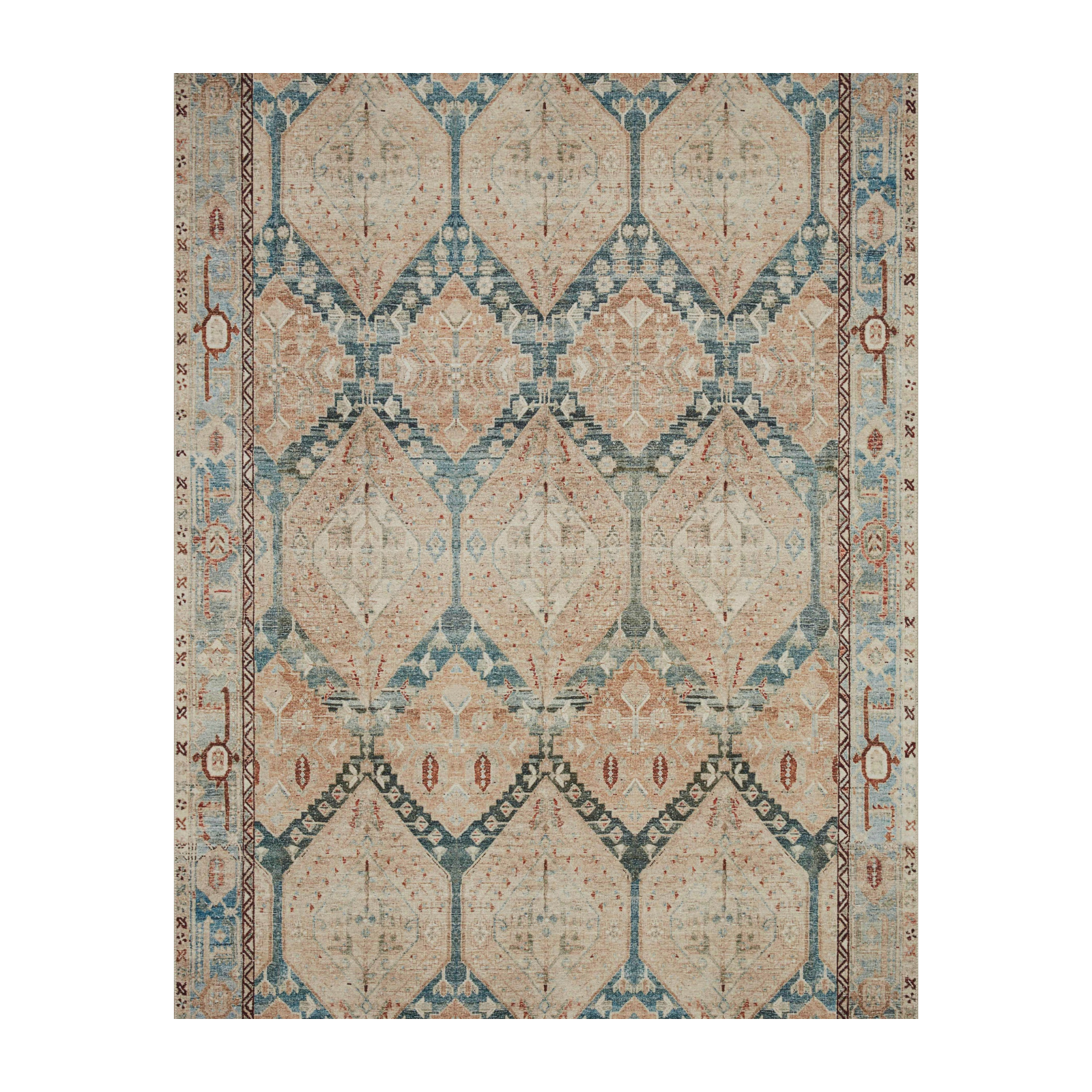 Loloi Lenna Denim / Sand Rug - Rug & Weave