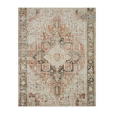 Loloi Lenna Rust / Charcoal Rug 2 - RUGS - patterned Loloi